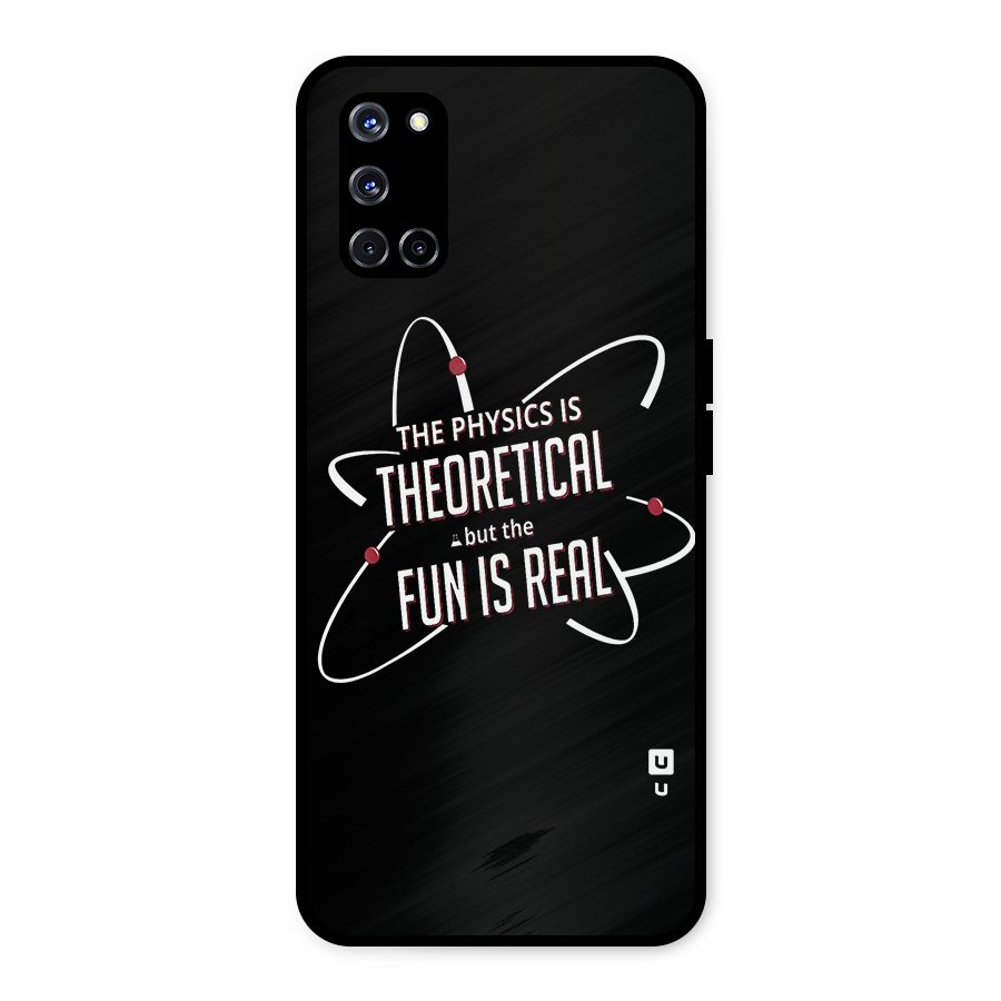 Physics Theoretical Fun Real Metal Back Case for Oppo A52