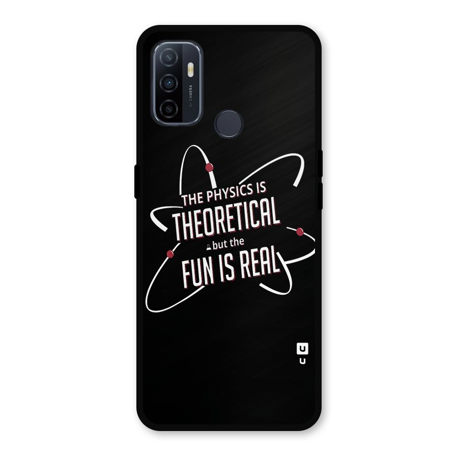 Physics Theoretical Fun Real Metal Back Case for Oppo A53