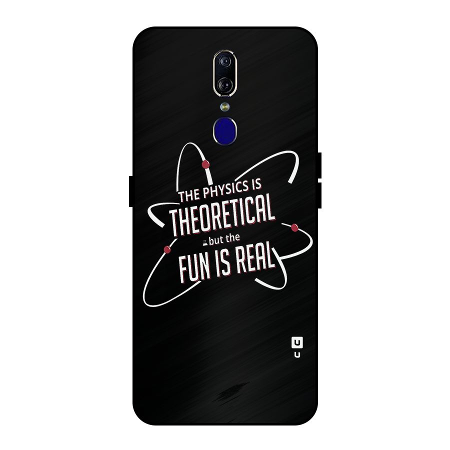 Physics Theoretical Fun Real Metal Back Case for Oppo F11