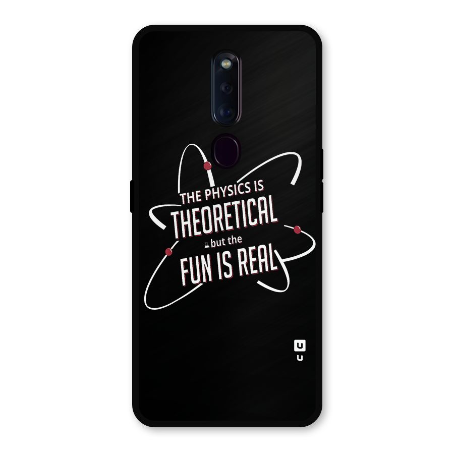 Physics Theoretical Fun Real Metal Back Case for Oppo F11 Pro