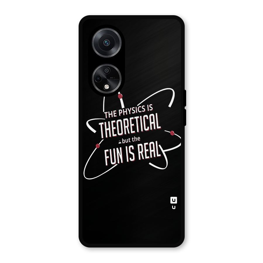 Physics Theoretical Fun Real Metal Back Case for Oppo F23