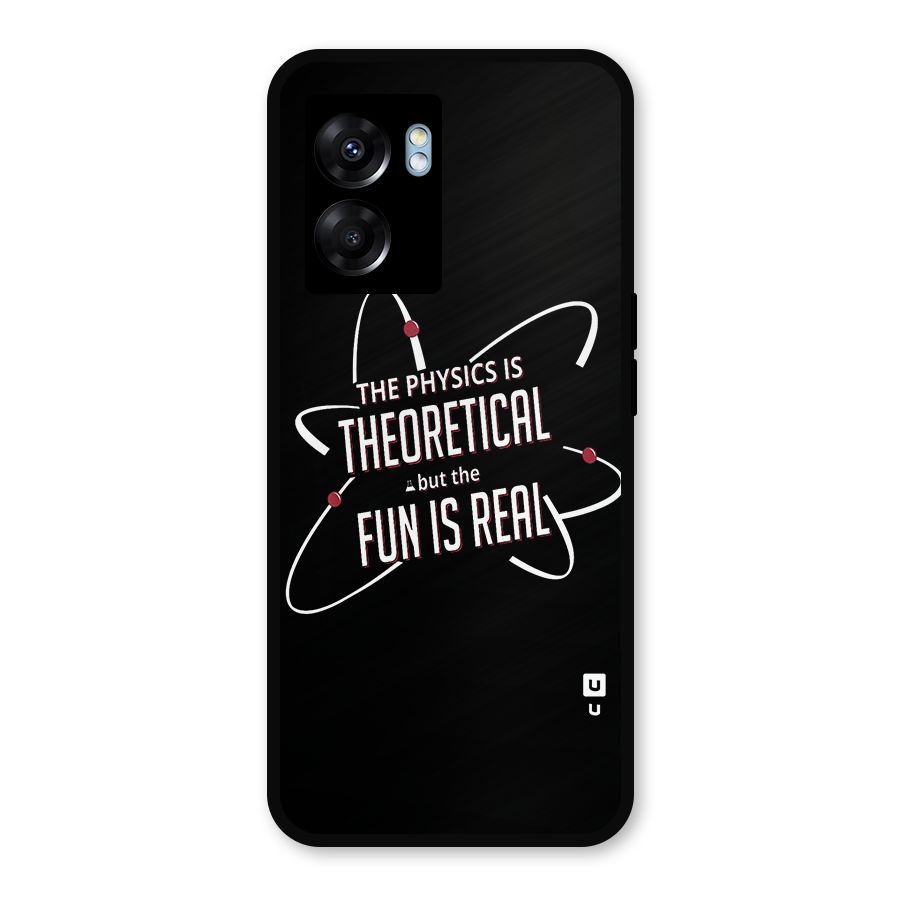 Physics Theoretical Fun Real Metal Back Case for Oppo K10 (5G)