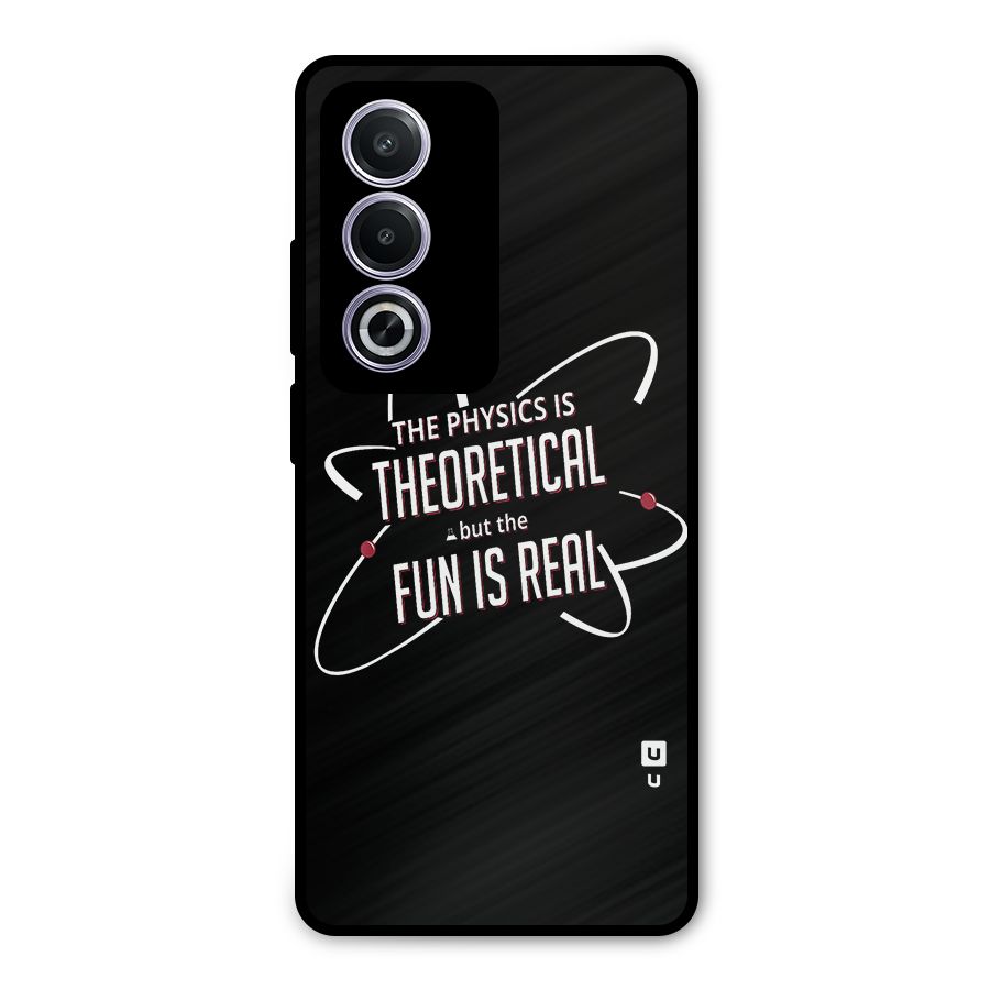 Physics Theoretical Fun Real Metal Back Case for Oppo K12x