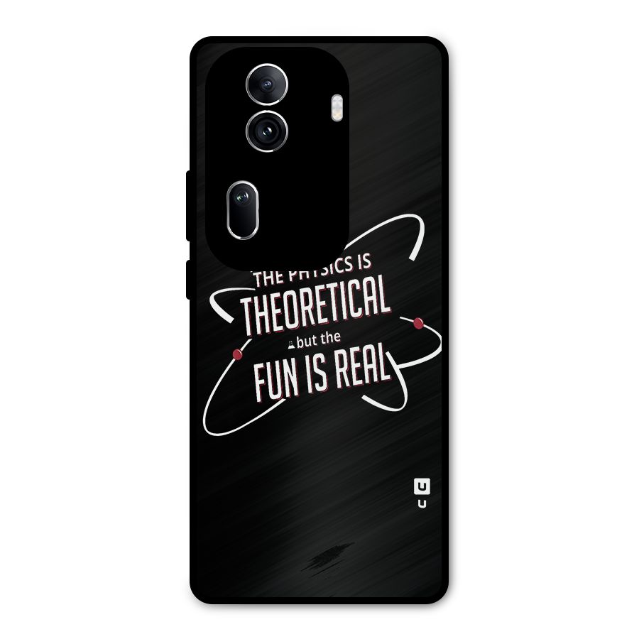 Physics Theoretical Fun Real Metal Back Case for Oppo Reno11 Pro 5G