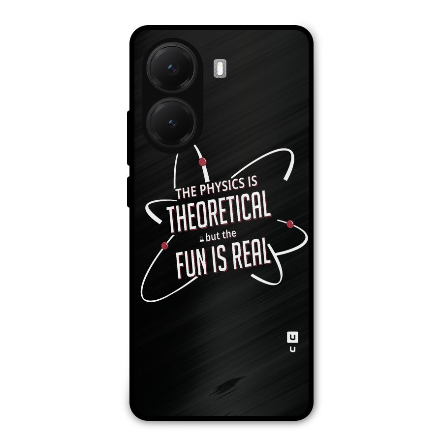 Physics Theoretical Fun Real Metal Back Case for Poco X7 Pro