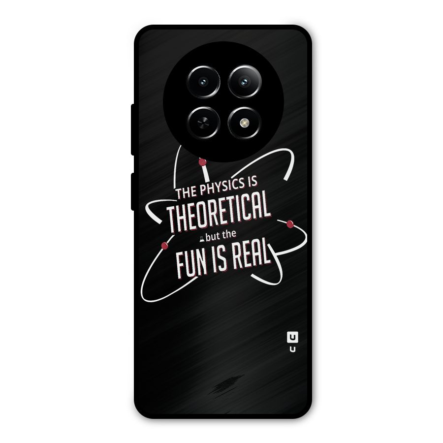 Physics Theoretical Fun Real Metal Back Case for Realme Narzo 70x 5G