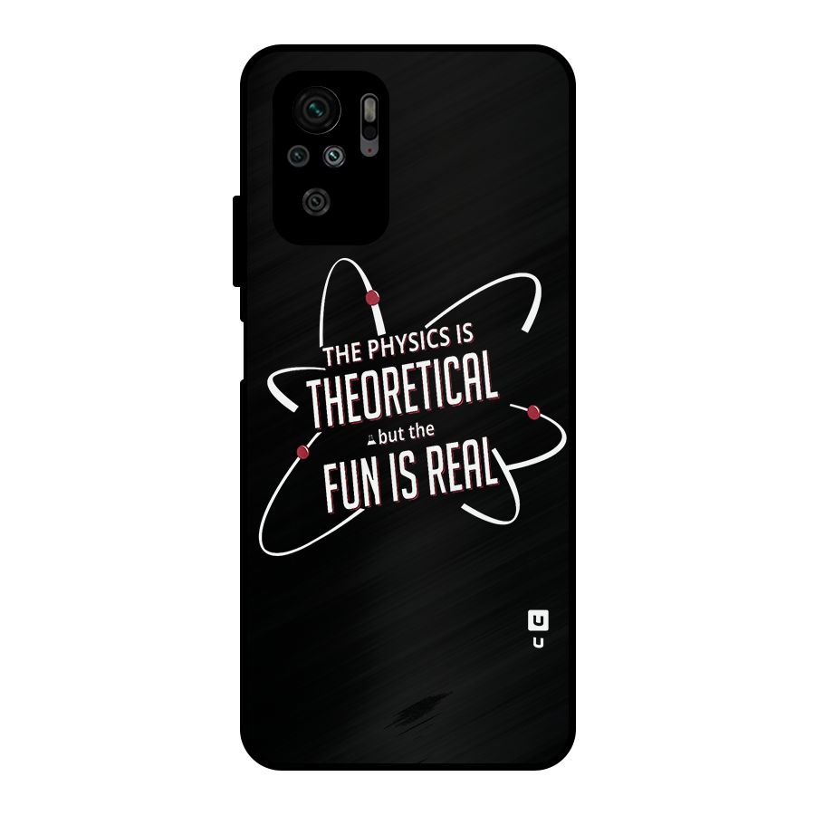 Physics Theoretical Fun Real Metal Back Case for Redmi Note 11 SE