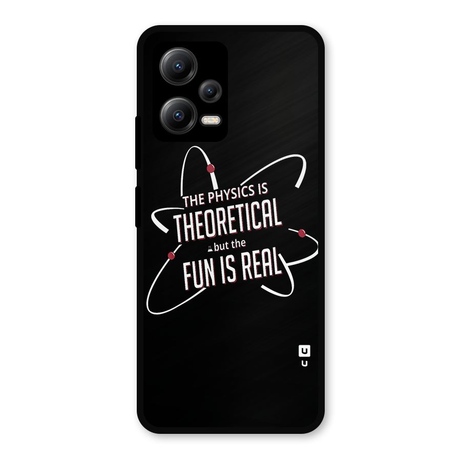 Physics Theoretical Fun Real Metal Back Case for Redmi Note 12 5G