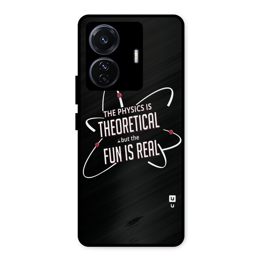 Physics Theoretical Fun Real Metal Back Case for Vivo T1 Pro