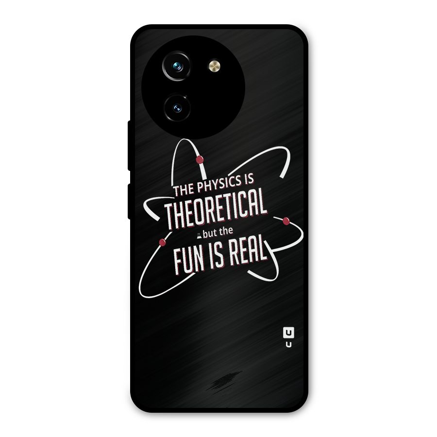 Physics Theoretical Fun Real Metal Back Case for Vivo T3x