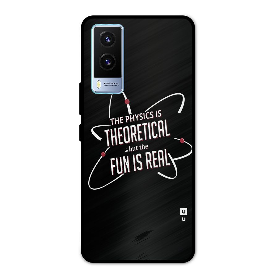 Physics Theoretical Fun Real Metal Back Case for Vivo V21e 5G