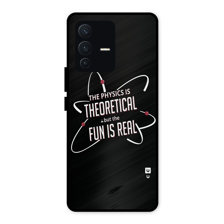 Physics Theoretical Fun Real Metal Back Case for Vivo V23 5G