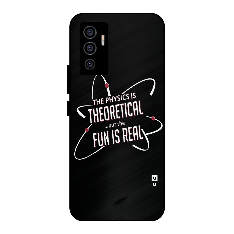 Physics Theoretical Fun Real Metal Back Case for Vivo V23e