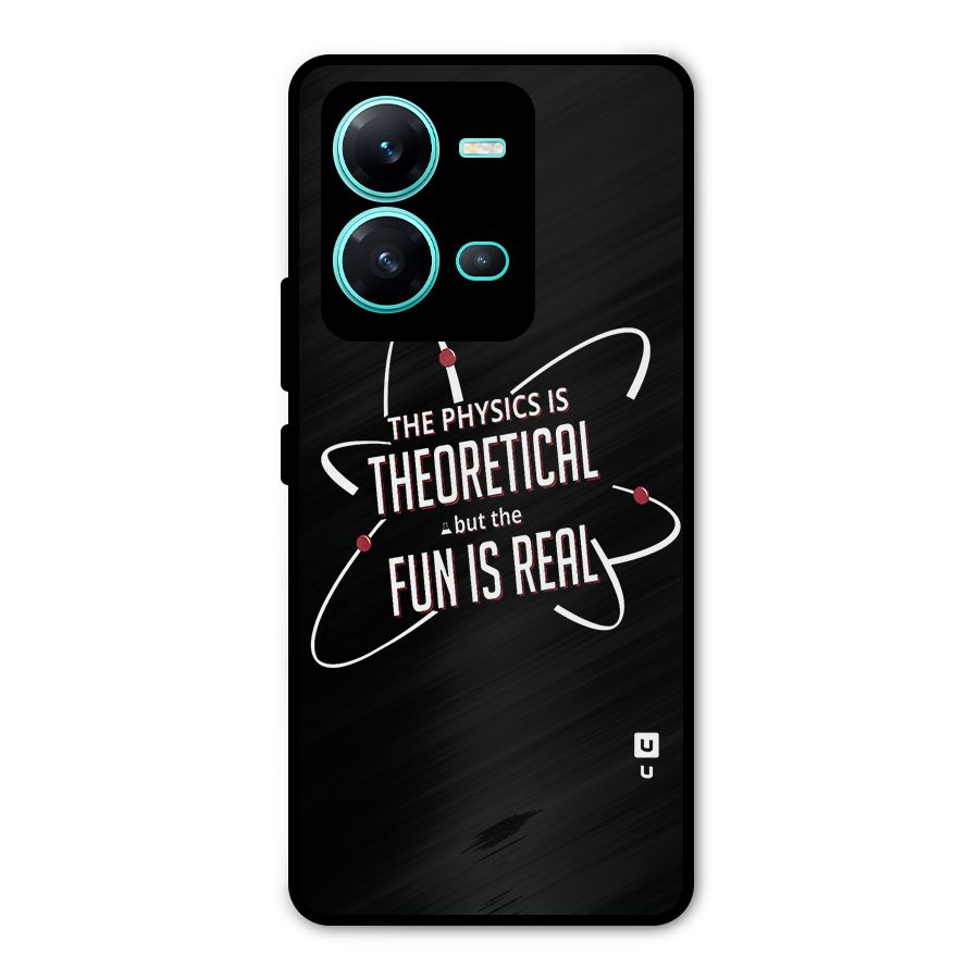 Physics Theoretical Fun Real Metal Back Case for Vivo V25