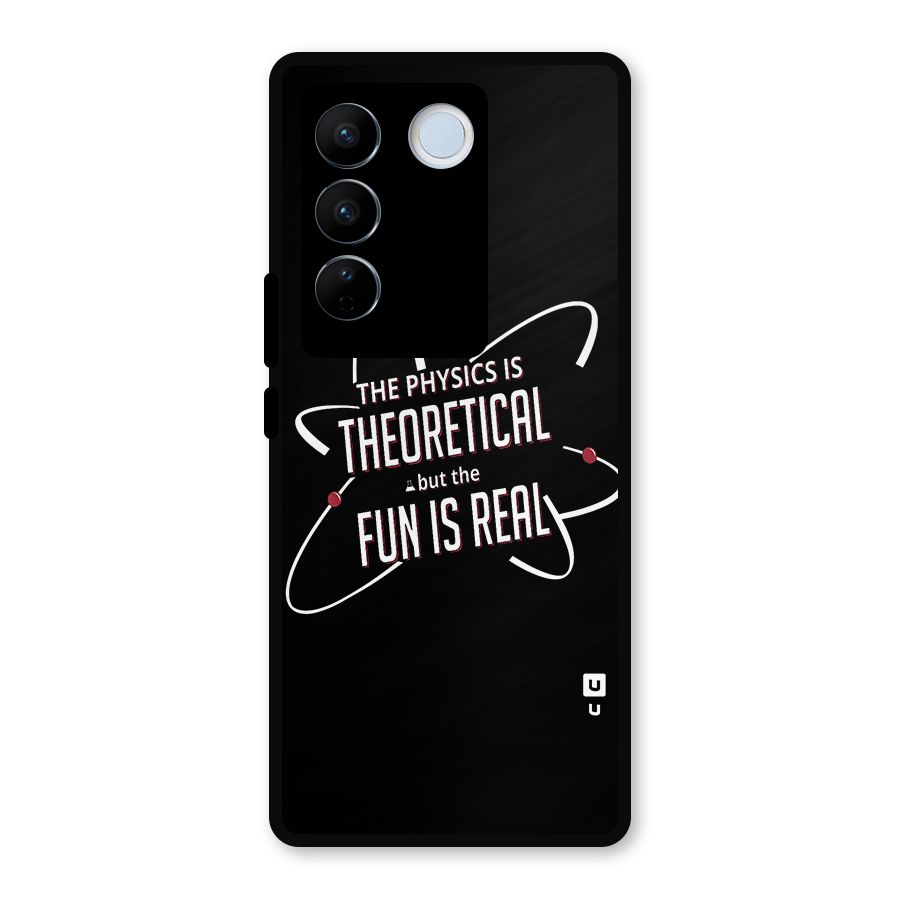 Physics Theoretical Fun Real Metal Back Case for Vivo V27