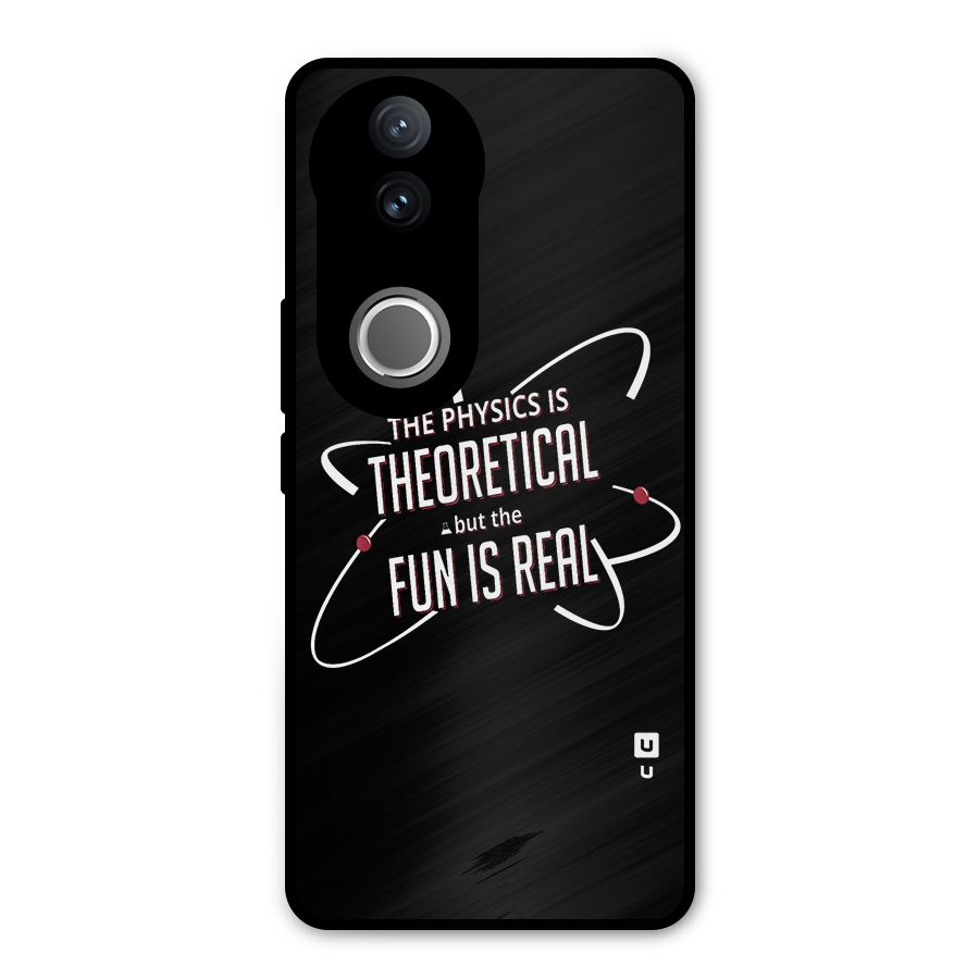 Physics Theoretical Fun Real Metal Back Case for Vivo V50e