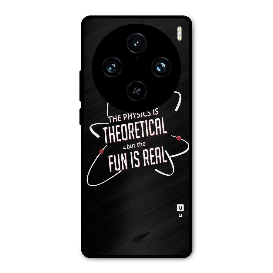 Physics Theoretical Fun Real Metal Back Case for Vivo X100 Pro