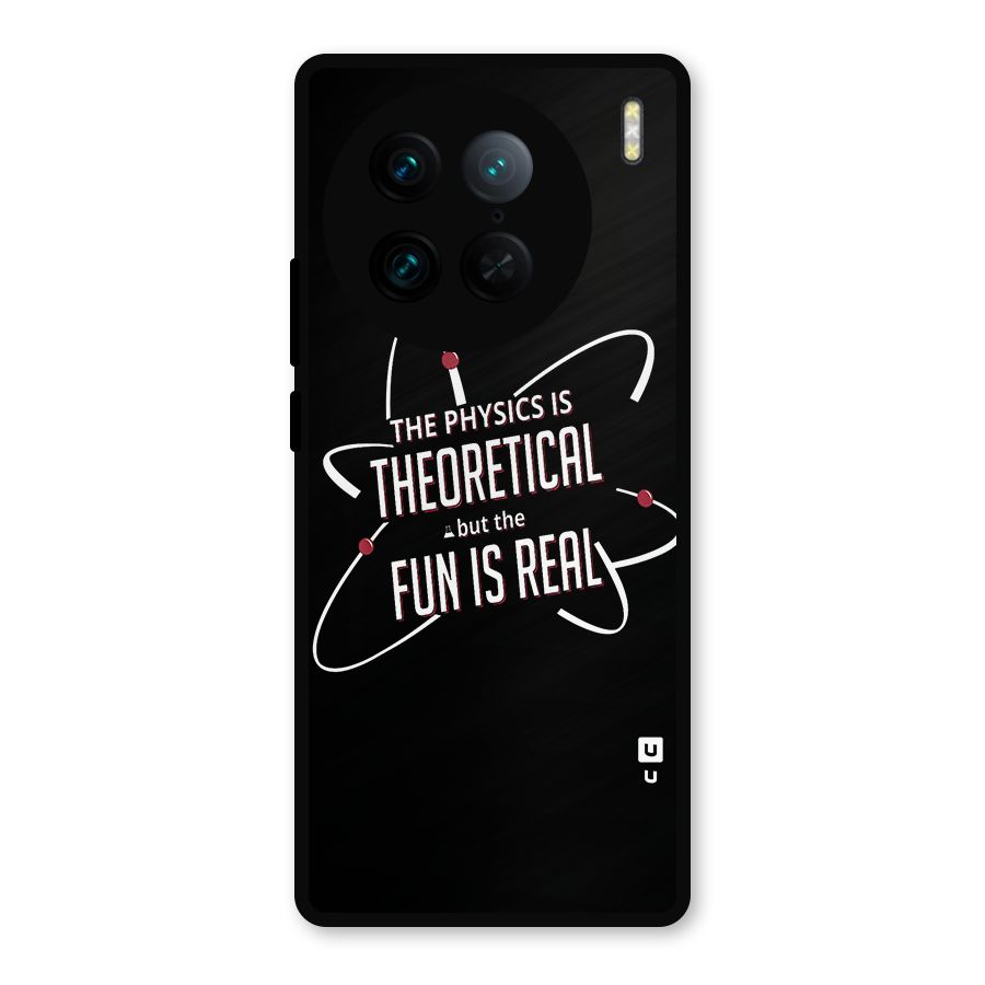 Physics Theoretical Fun Real Metal Back Case for Vivo X90 Pro