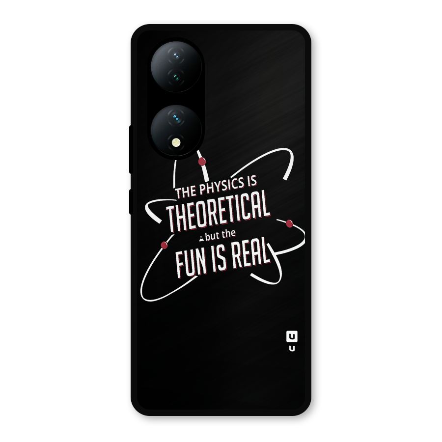 Physics Theoretical Fun Real Metal Back Case for Vivo Y100a