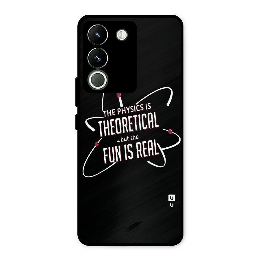 Physics Theoretical Fun Real Metal Back Case for Vivo Y200