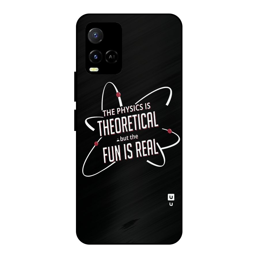 Physics Theoretical Fun Real Metal Back Case for Vivo Y21T
