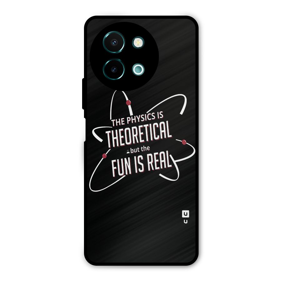 Physics Theoretical Fun Real Metal Back Case for Vivo Y58