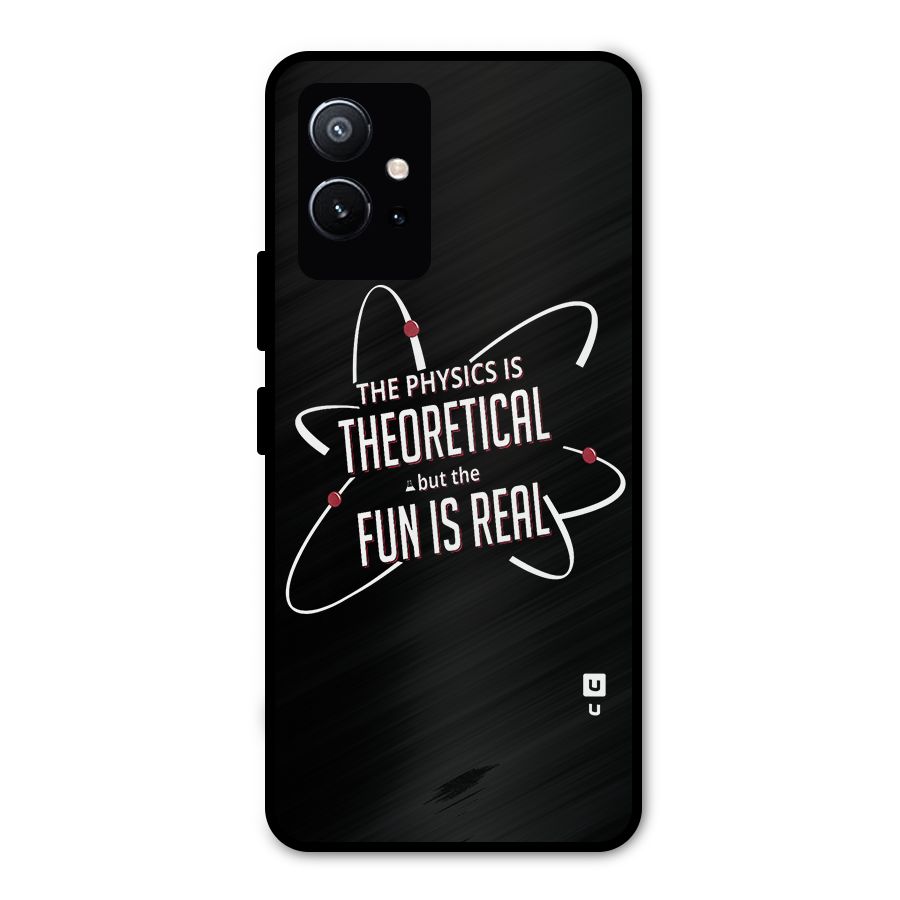 Physics Theoretical Fun Real Metal Back Case for Vivo Y75 5G