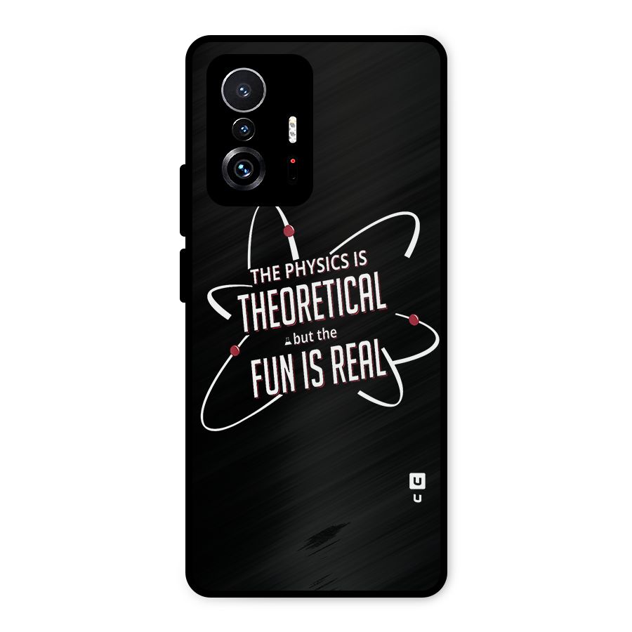 Physics Theoretical Fun Real Metal Back Case for Xiaomi 11T Pro