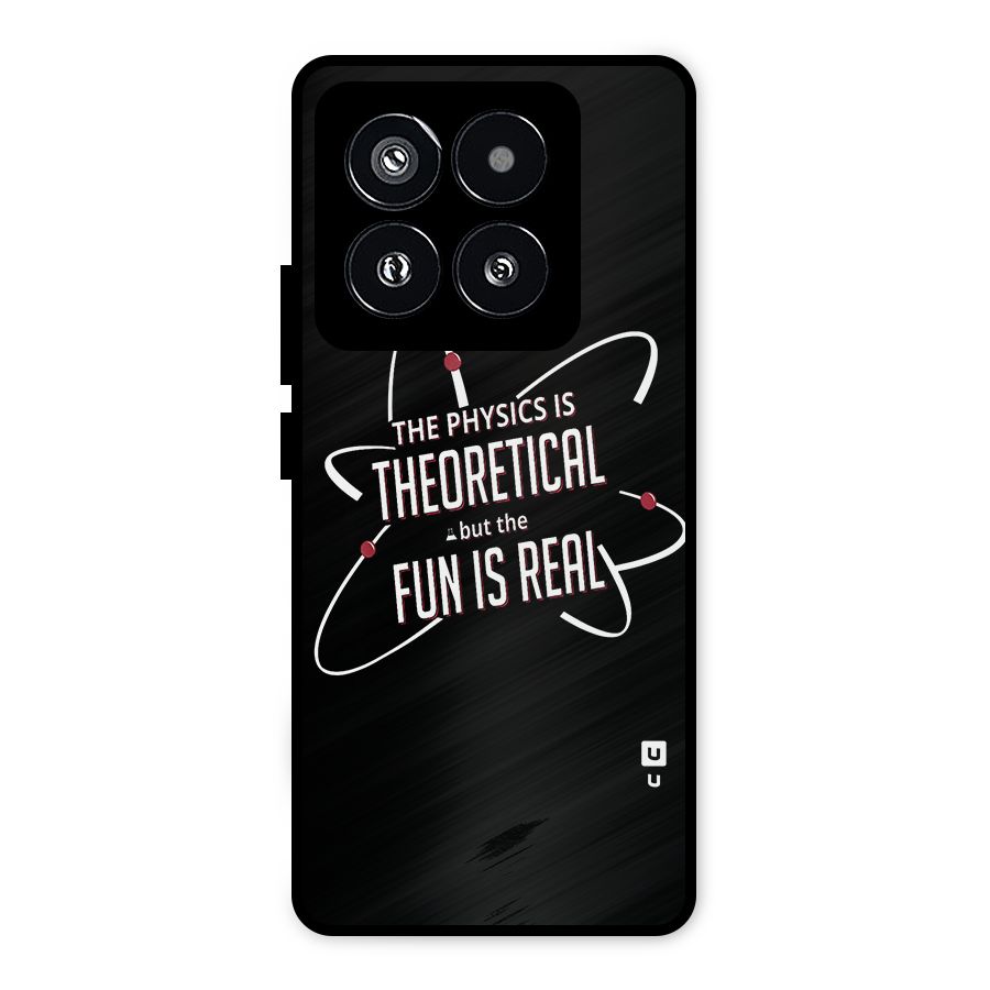 Physics Theoretical Fun Real Metal Back Case for Xiaomi 14 Pro