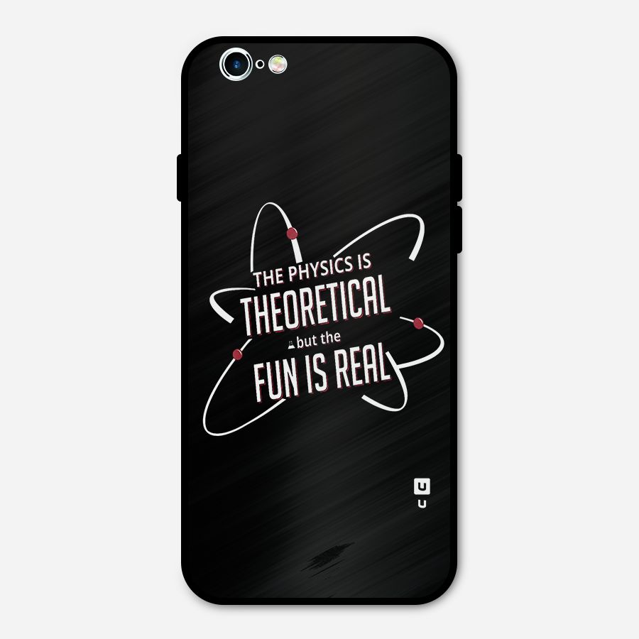 Physics Theoretical Fun Real Metal Back Case for iPhone 6 6s