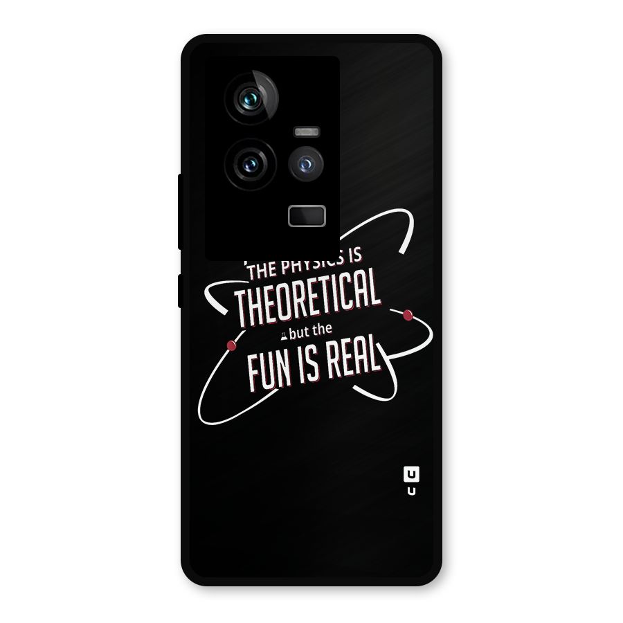 Physics Theoretical Fun Real Metal Back Case for iQOO 11 5G