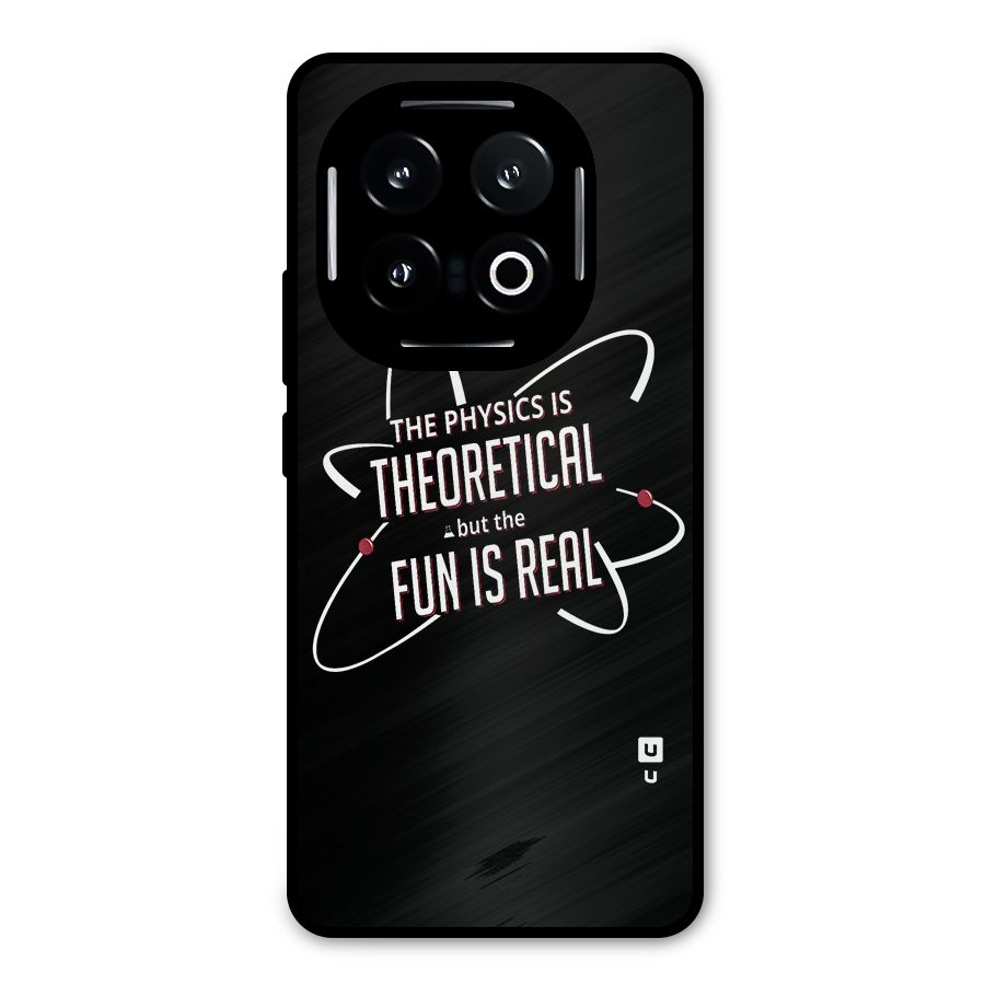 Physics Theoretical Fun Real Metal Back Case for iQOO 13