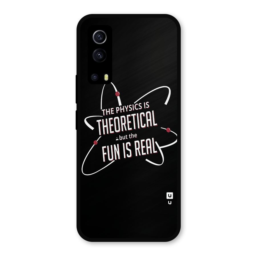 Physics Theoretical Fun Real Metal Back Case for iQOO Z3