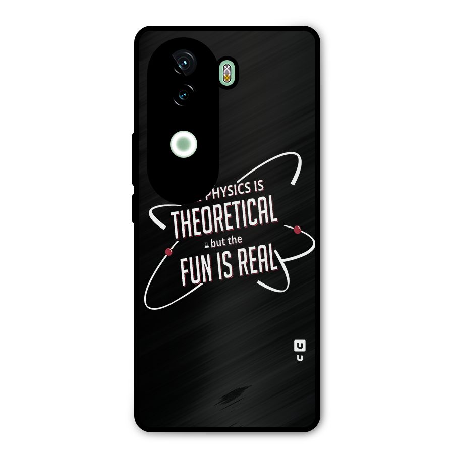 Physics Theoretical Fun Real Metal Back Case for iQOO Z9s