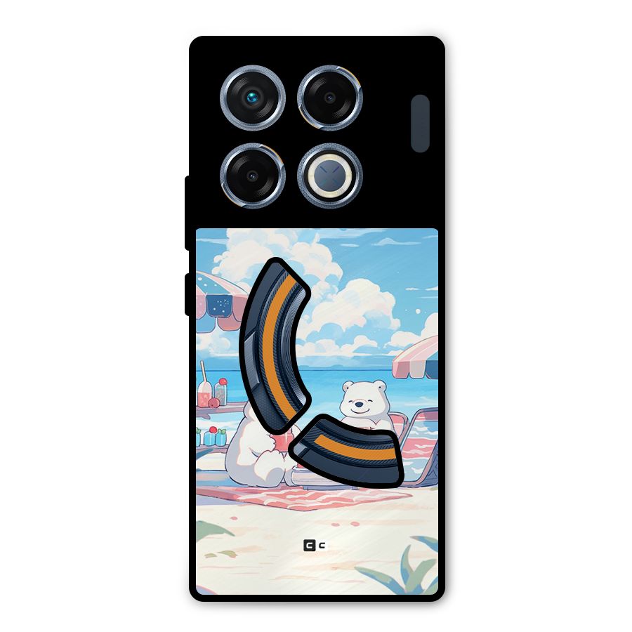 Picnic Time Metal Back Case for Infinix GT 20 Pro
