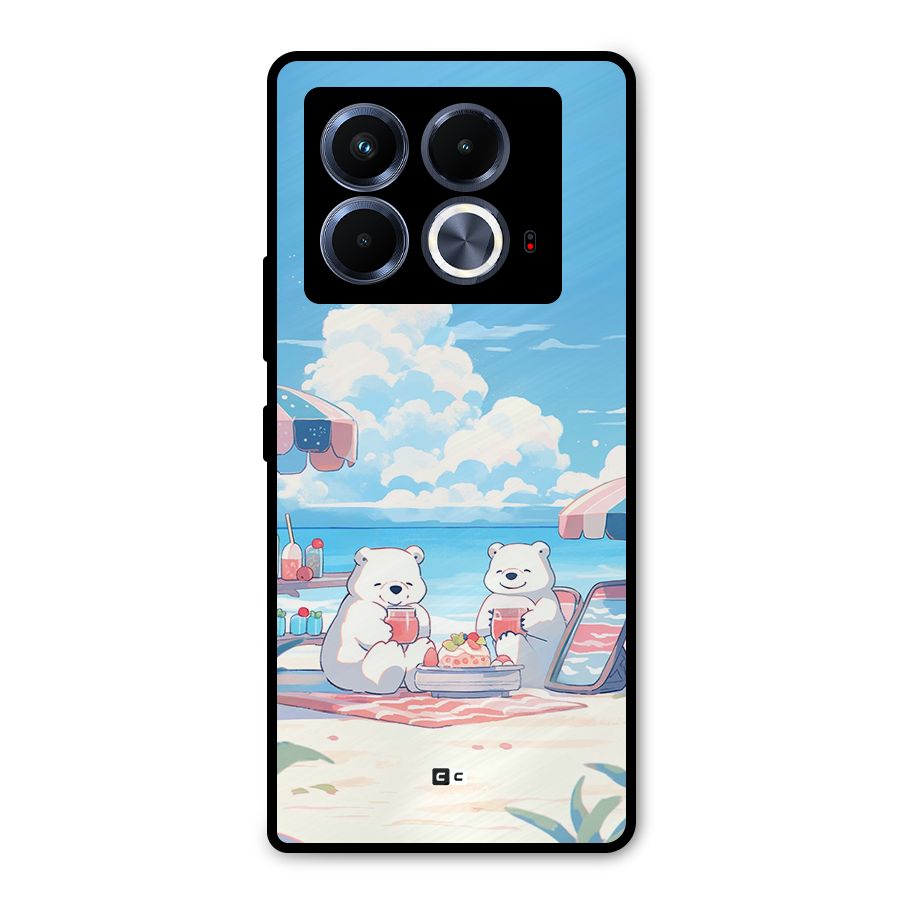 Picnic Time Metal Back Case for Infinix Note 40 5G