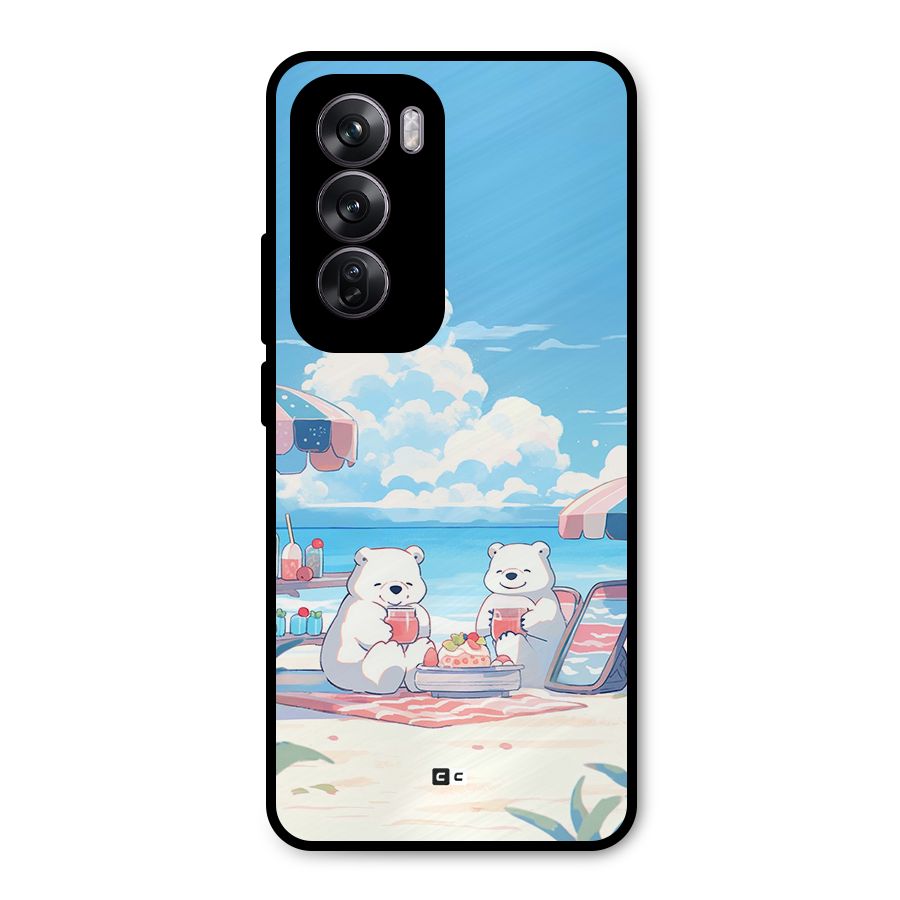 Picnic Time Metal Back Case for Oppo Reno12 Pro