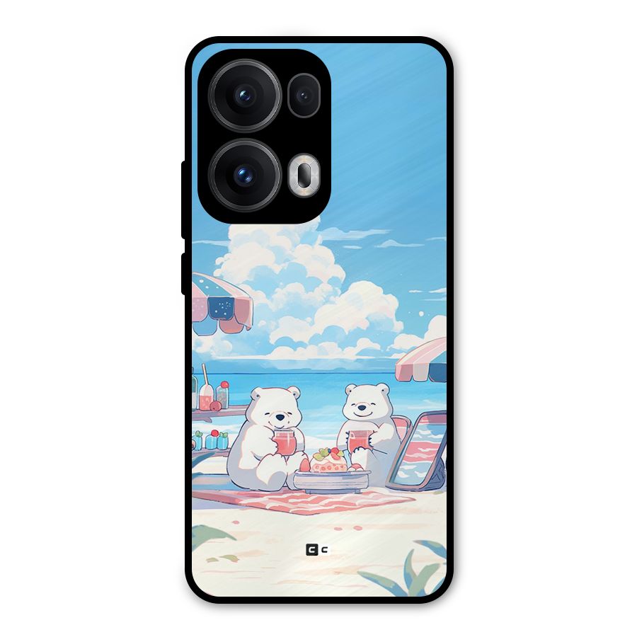 Picnic Time Metal Back Case for Oppo Reno13 Pro