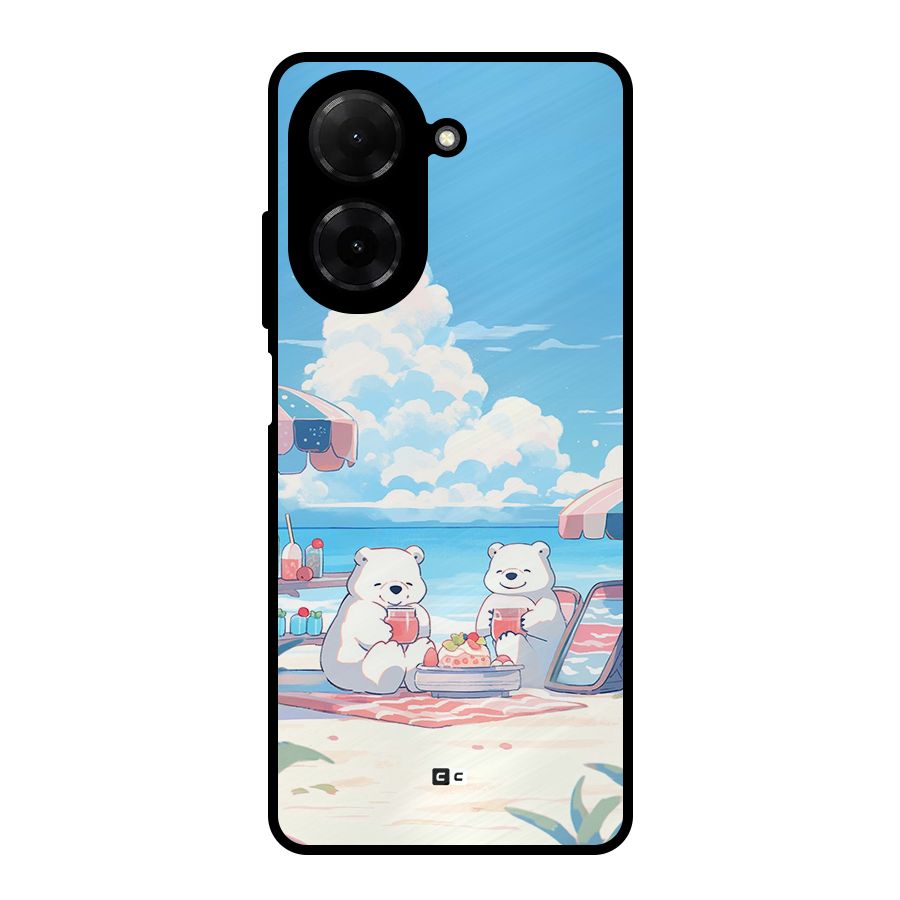 Picnic Time Metal Back Case for Redmi A5 4G