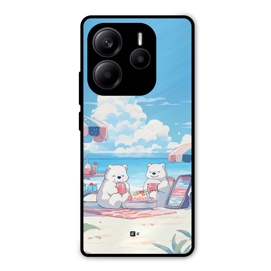 Picnic Time Metal Back Case for Redmi Note 14 5G