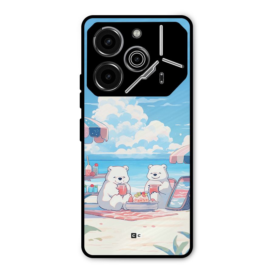 Picnic Time Metal Back Case for Tecno Pova 6 Pro