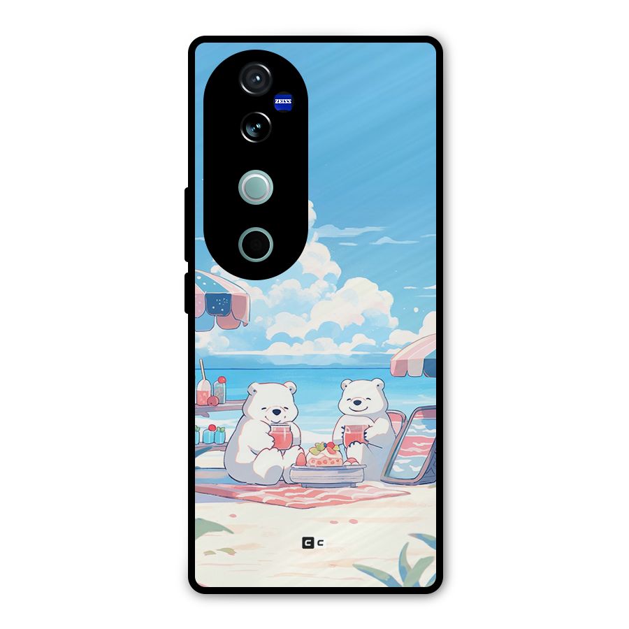 Picnic Time Metal Back Case for Vivo V40 Pro