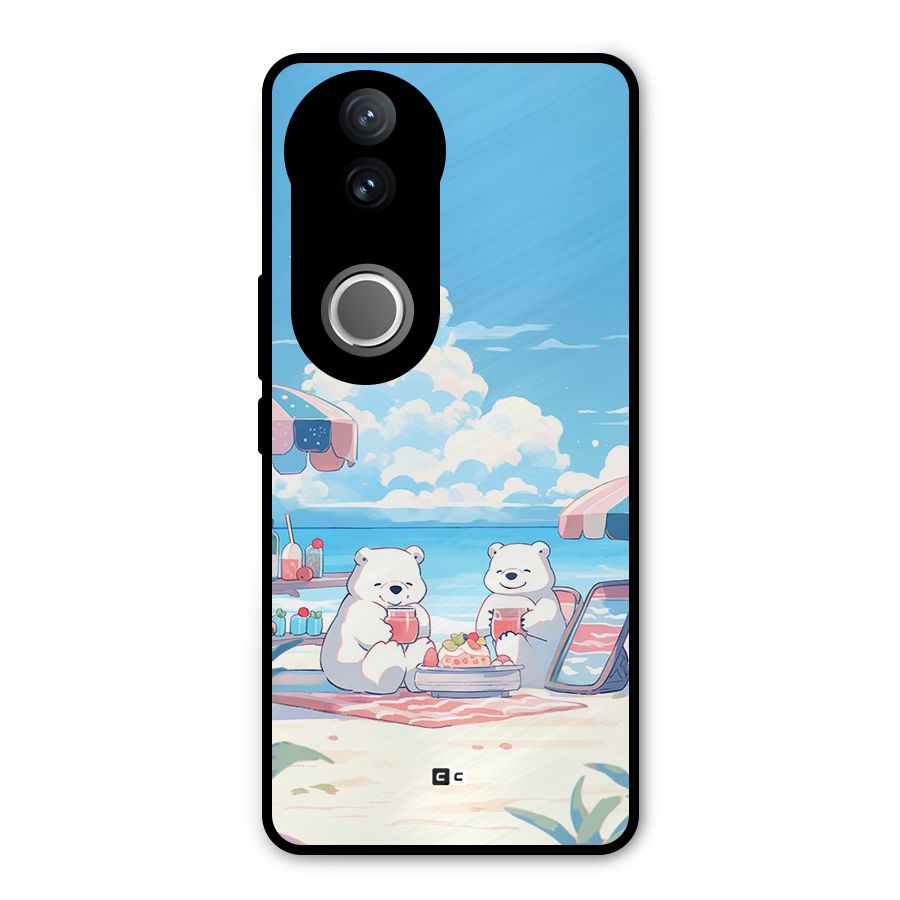 Picnic Time Metal Back Case for Vivo V50