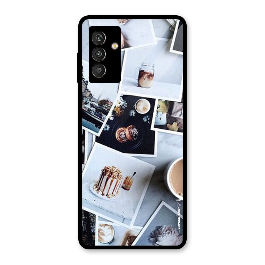 Pictures Coffee Glass Back Case for Galaxy M13