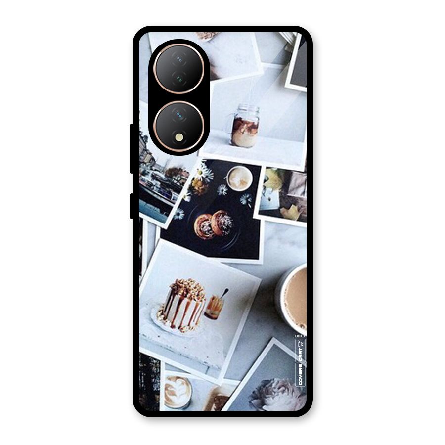 Pictures Coffee Glass Back Case for Vivo Y100A