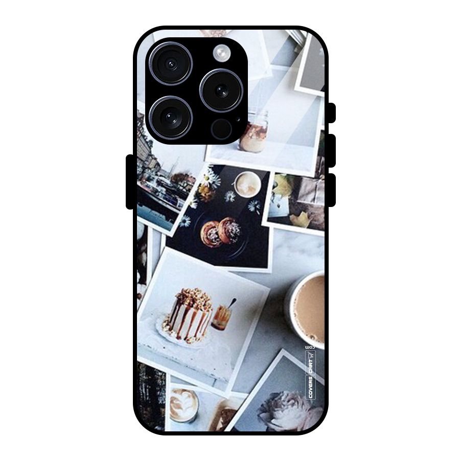 Pictures Coffee Glass Back Case for iPhone 15 Pro