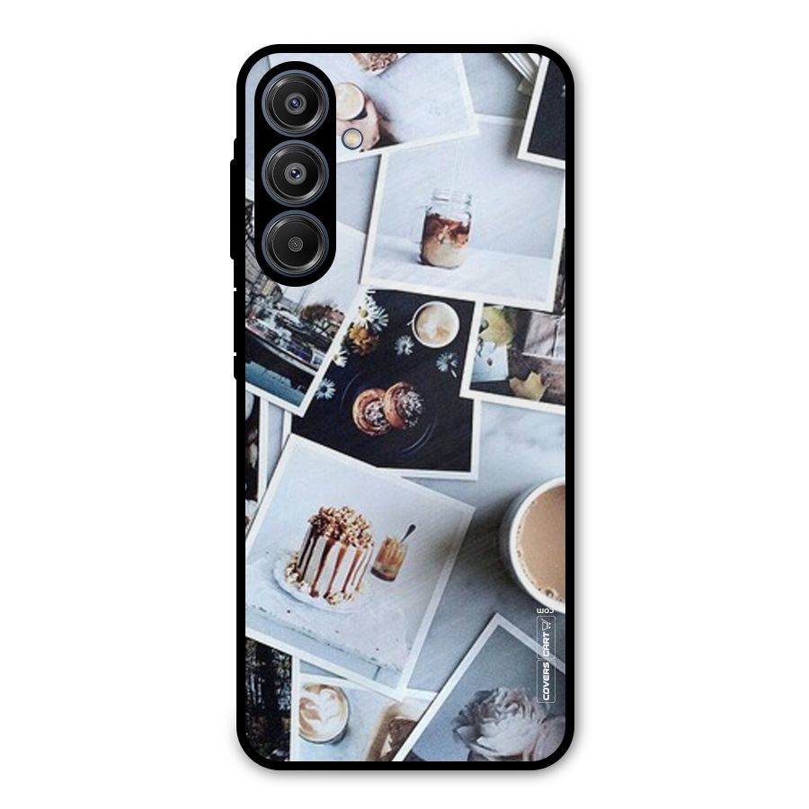 Pictures Coffee Metal Back Case for Galaxy A16 5G