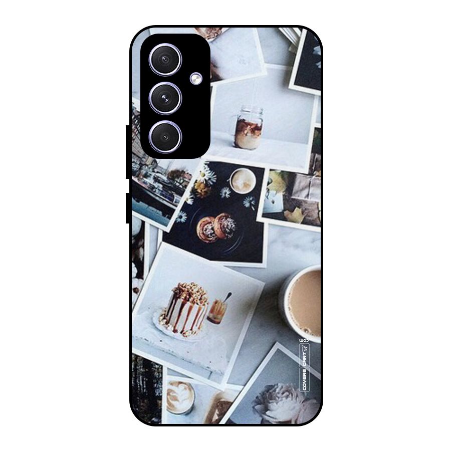 Pictures Coffee Metal Back Case for Galaxy A54