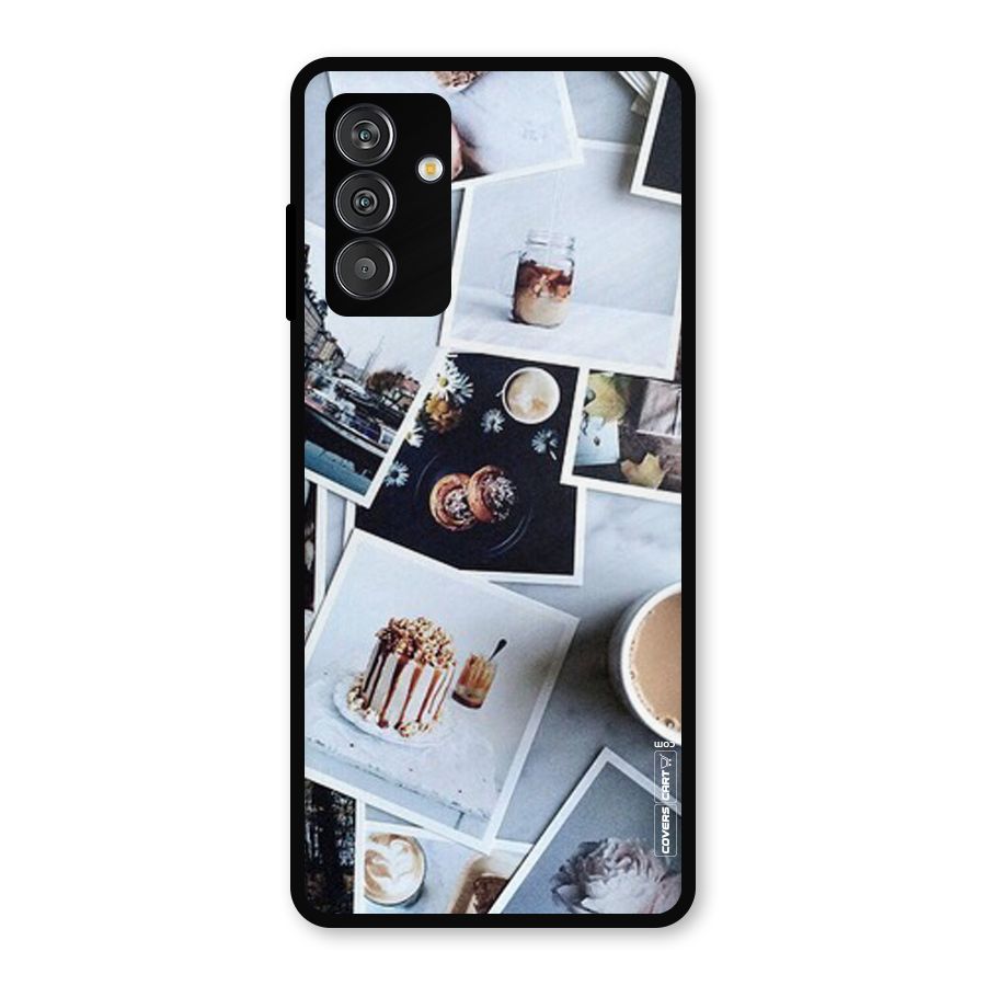 Pictures Coffee Metal Back Case for Galaxy F13