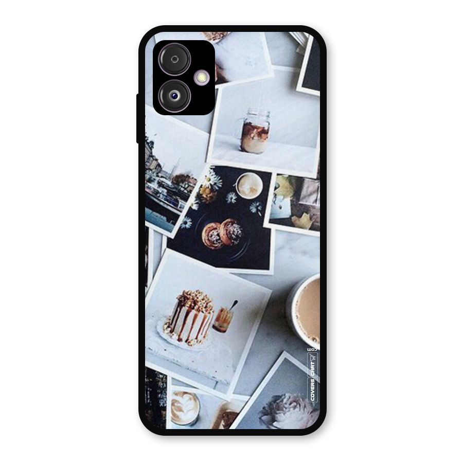 Pictures Coffee Metal Back Case for Galaxy F14